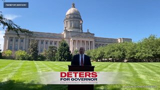 Eric Deters Governor Candidate Speaks On Kentucky's Capitol Grounds