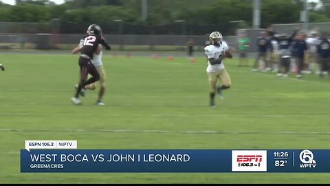 West Boca opens the season with a 63-0 rout of John I. Leonard