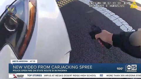 Body camera video released of recent Phoenix carjacking spree