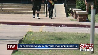 Gilcrease Elementary becomes John Hope Franklin
