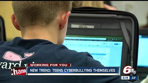 New Trend: Teens cyber-bullying themselves