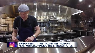 Sneak peek at Italian restaurant San Morello inside the Shinola Hotel