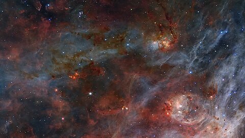 Tarantula Nebula Webb Space Telescope, 4K Crop 1 of 8, STYX AI #space #galaxy #shortvideo #nasa