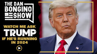 Watch Me Ask Trump If He Is Running In 2024