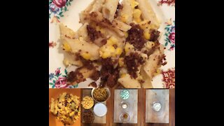 Spiced Up Antique Vegetarian Recipe: Curried Macaroni and Corn (1910)