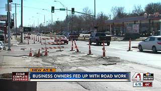 Construction impacting Wornall businesses