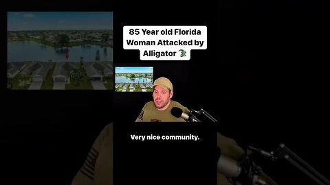 85 Year old Woman K*lled by Alligator 🐊 in Florida! #shorts