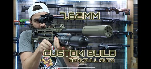 Alamo Airguns Custom Build: 7.62mm Semi/Full Auto Air Rifle for Invasive Species Control