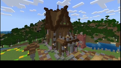 How to Build a Medieval Blacksmith's House & Workshop in Minecraft