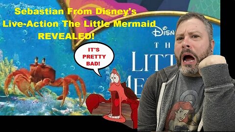 Sebastian From Disney's Live Action The Little Mermaid REVEALED