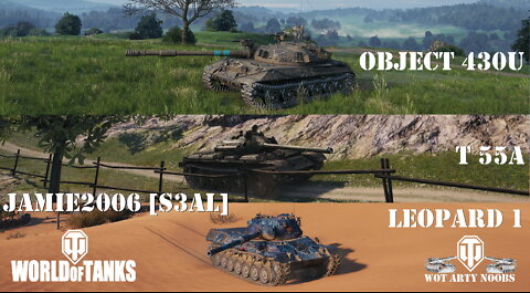 Object 430U & T 55A & Leopard 1 - Jamie2006 [S3AL]