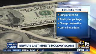 Authorities warn of holiday scams ahead of Christmas