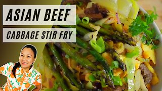 Asian Beef and Cabbage Stir-Fry