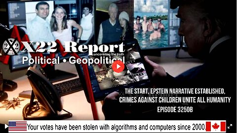 Ep 3250b - The Start, Epstein Narrative Established, Crimes Against Children Unite All Humanity