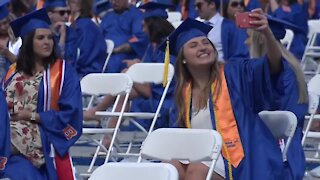 Boise State University holds commencement for a record number of graduates