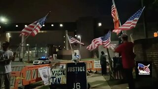 Flags flying at Freedom Corner!