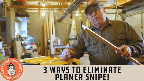 3 Ways to Eliminate Planer Snipe!