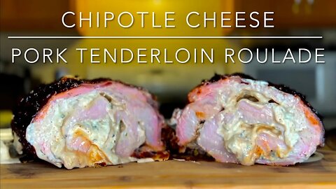 CHIPOTLE CHEESE PORK TENDERLOIN ROULADE | ALL AMERICAN COOKING #cooking #grilling #pork
