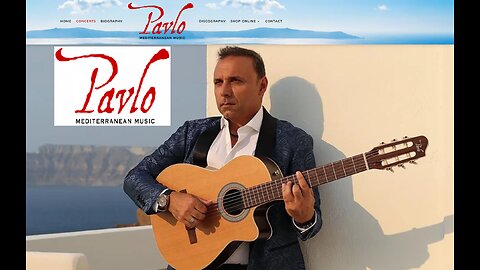Pavlo in Concert, the Santori Tour, Mediterranean Guitar Sept 30, 2023