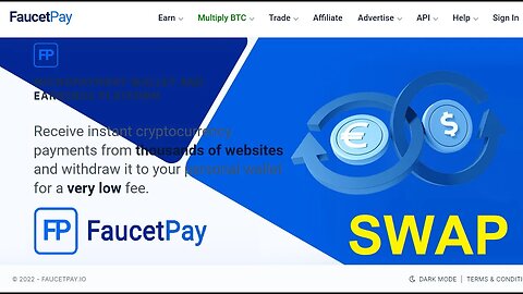 💥Como fazer SWAP (troca) de moedas na FAUCETPAY💥