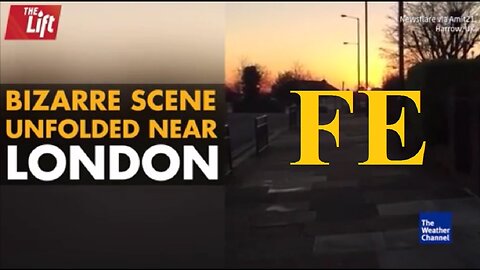 Flat Earth gets stranger as TWO suns set in London - Mark Sargent ✅