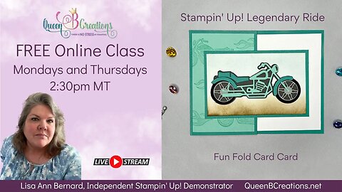 👑 Stampin' Up! Legendary Ride Simple Fun Fold Card