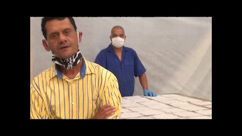 South Africa – Johannesburg – Coronavirus: Face masks to combat the spreading of virusses. (8Yr)