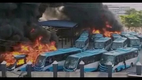 21-year-old man remanded in prison for setting BRT ablaze during #EndSARs protest. #news