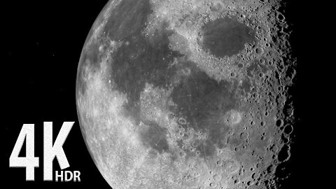 Amazing Views of the Moon in 4K HDR 🌕🌓🌒 Great for Oled HDR TV's