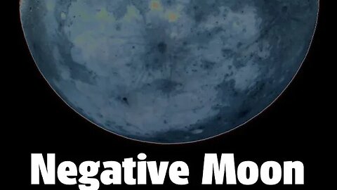 The Moon in Negative (June 8-2023) Nikon P1000