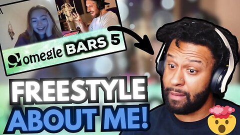 FREESTYLED ABOUT ME! | FIRST TIME | Crazy Freestyles For Strangers | Omegle Bars 5 | REACTION