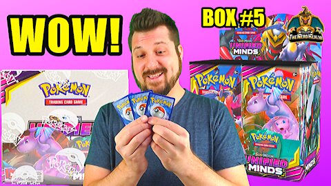 Unified Minds Booster Case (Box 5) | Mewtwo & Mew Hunting | Pokemon Opening