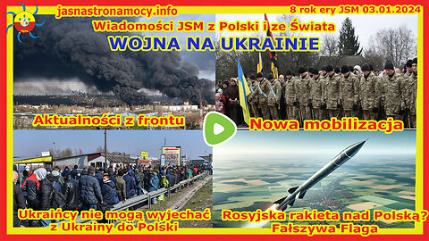 Wiadomości JSM WOJNA NA UKRAINIE Nowa mobilizacja Ukraińcy nie mogą wyjechać z Ukrainy do Polski