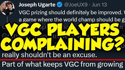 Pokemon VGC Players COMPLAINING About Prize Money and Small Playerbase!