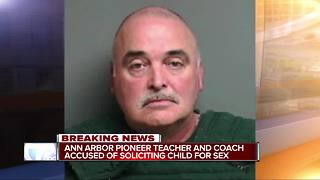 Ann Arbor teacher, coach arrested for child sexually abusive activity