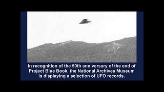 UFO Project Blue Book at National Archives Museum 2023