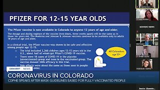 Colorado officials say still reviewing CDC’s guidelines on going mask-free if vaccinated