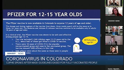 Colorado officials say still reviewing CDC’s guidelines on going mask-free if vaccinated