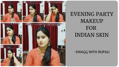 Evening party makeup for Indian skin | Swagg with Rupali |