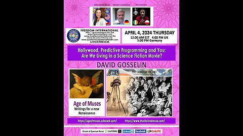 Guest: David Gosselin - “Hollywood Predictive Programming and You!"