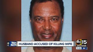 Police searching for husband accused of killing wife