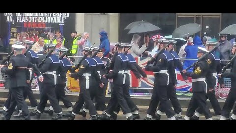 Royal navy kings coronation parade #kingscoronation