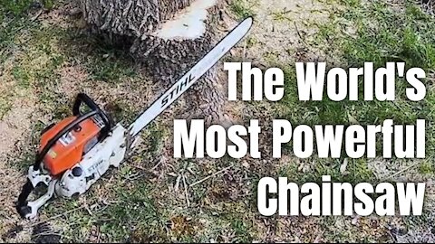 The Stihl 090: The World's Most Powerful Chainsaw