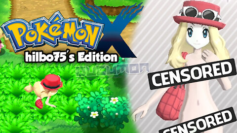 Pokemon X hilbo75’s Edition - 18+ 3DS Hack ROM where you can be N.U.D.E in-game if you are a girl!