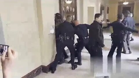 A protester was arrested during an L.A. City Council meeting Friday morning...