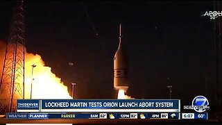 Lockheed Martin tests Orion launch abort system