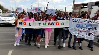 Watch: Safer South Africa Foundation's silent walk for deaf awareness
