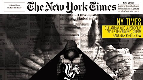 NY Times, que afirma que la pedofilia "no es un crimen", quiere cancelar Pepé Le Pew