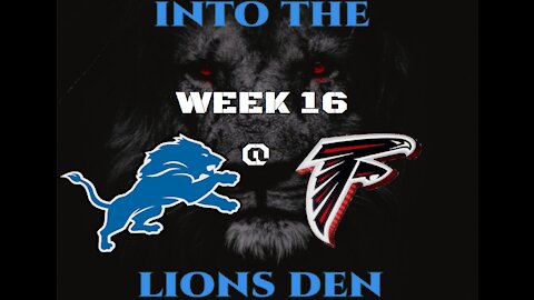 NFL WEEK 16 - Into The Lions Den