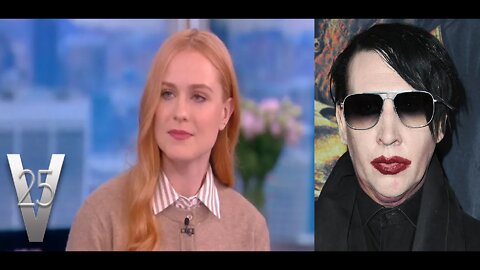 EVAN RACHEL WOOD Talks Marilyn Manson on THE VIEW